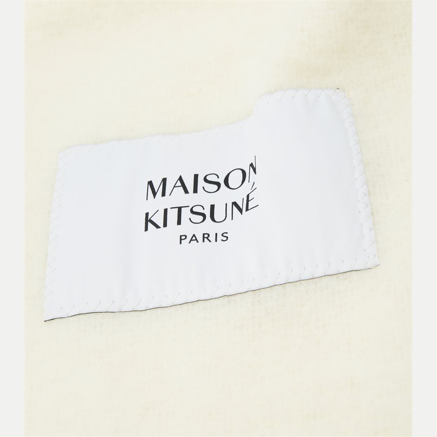 Maison Kitsuné Scarves LW06206WA0022 OFF WHITE